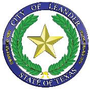 City of Leander is a local government in the hill country of Texas Logo